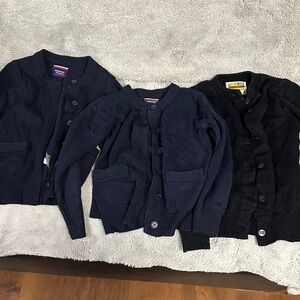 French Toast Kids Navy and Black Sweaters